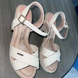 Cream heels